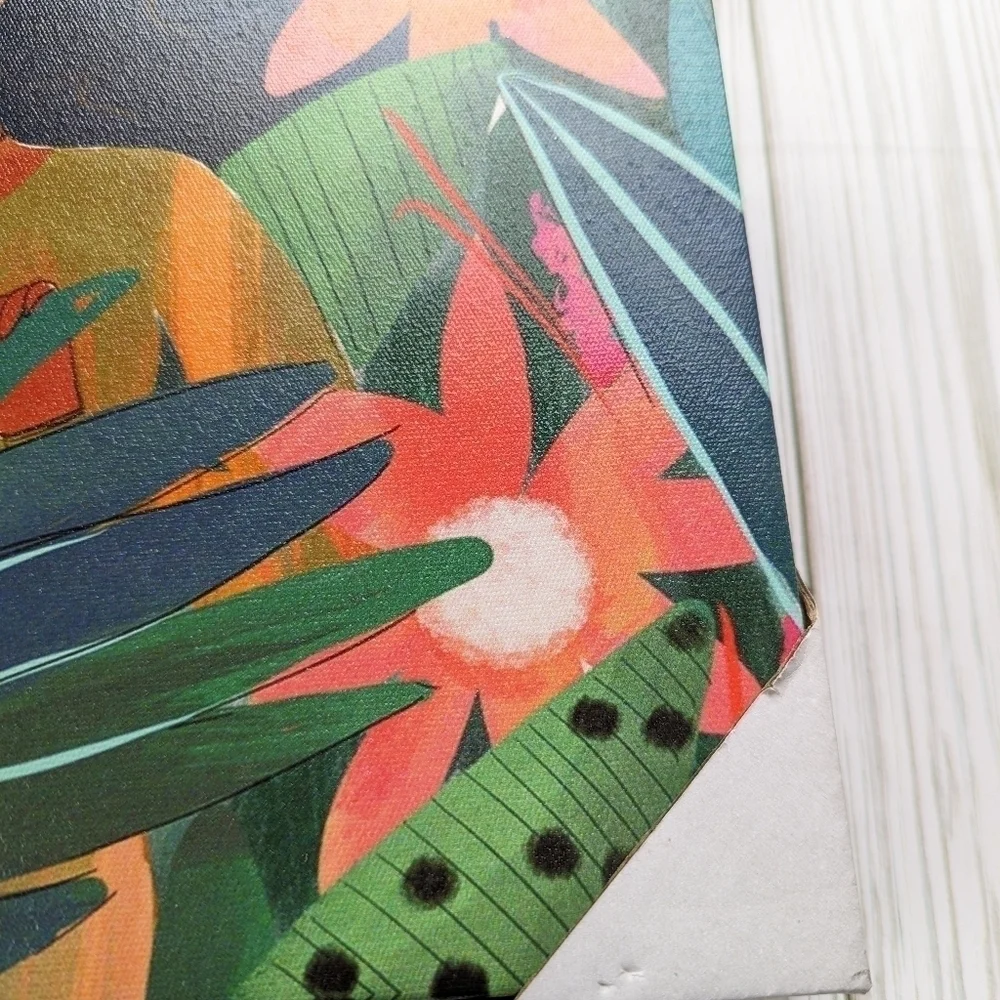 The Love Garden Canvas from Jena Holliday Modern Wall Decor 12 X 12 NWT